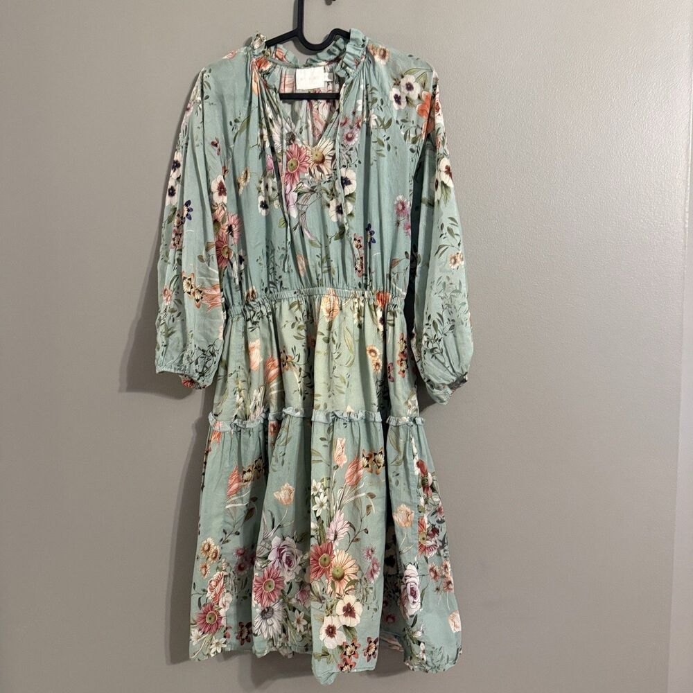 Anthropologie Eri And Ali Floral Dress Women’s Xs Church Work Picnic Casual